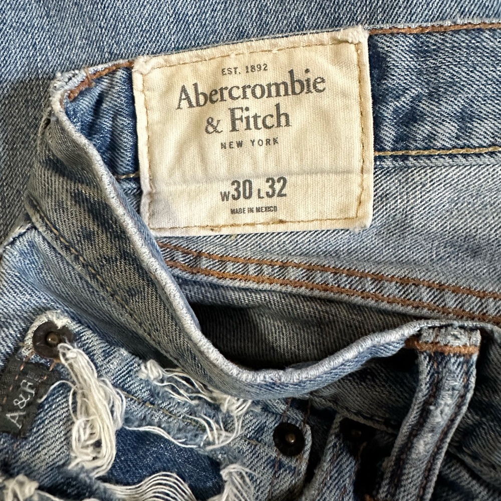 Abercrombie & fitch slim straight jeans size 30x32